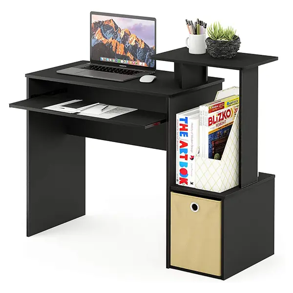 Natural atmosphere, modern, simple and durable wood grain desk, work desk and desk (4)95o