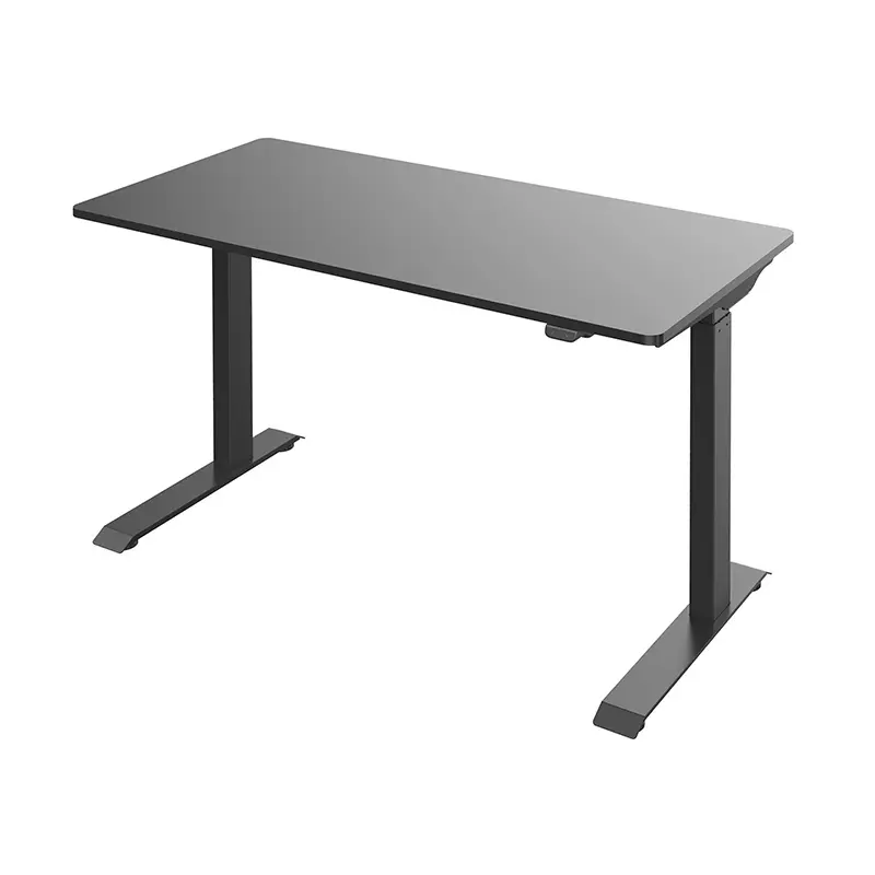 North American electric study desk standing office esports desk computer desk household electric height adjustable table (black)