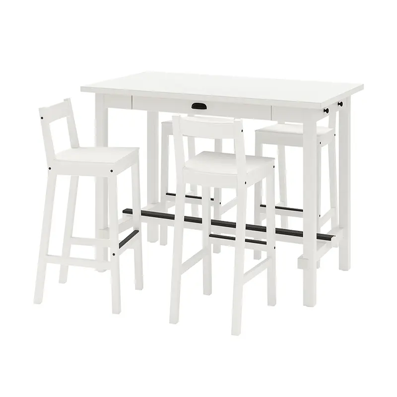 Nordic dining table household modern simple imitation solid wood dining table