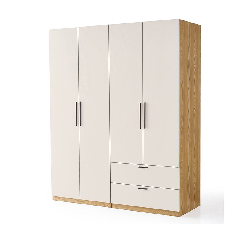 Cohar 1.6M Wardrobe with Drawers Set (WhiteNatural)-product
